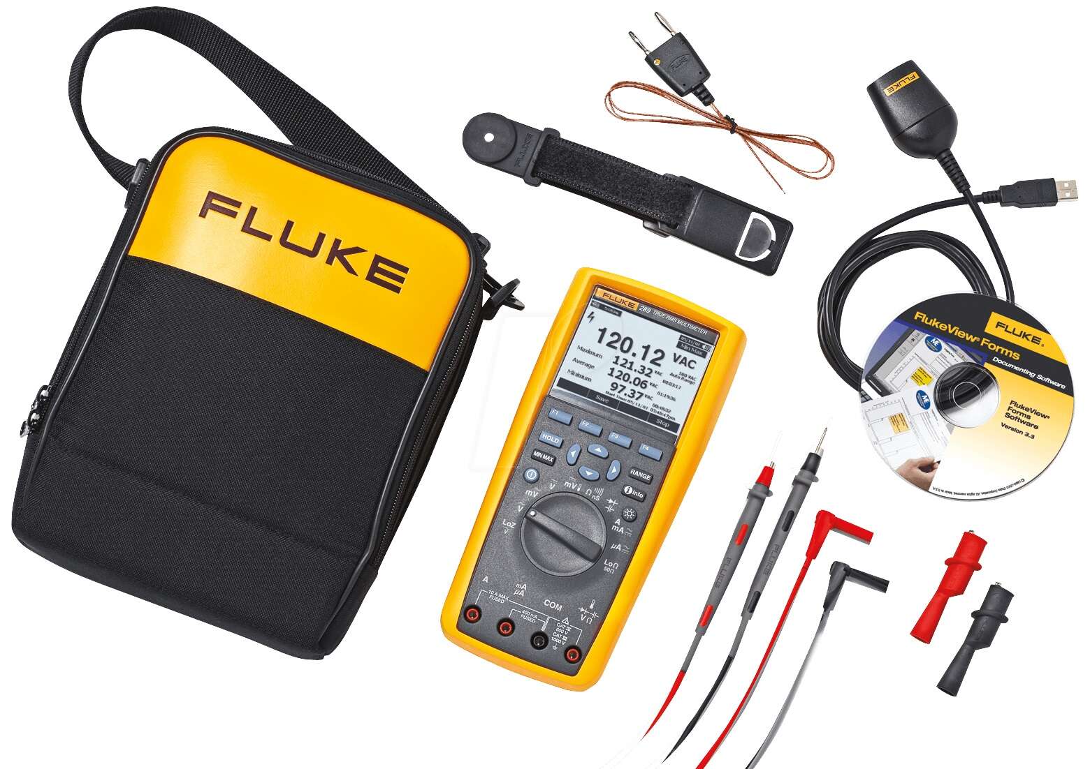 Fluke 289 Sann RMS multimeter m/programvare