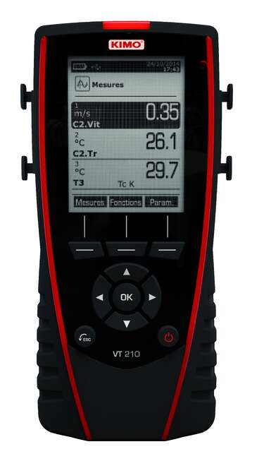Kimo VT 210 varmetrådsanemometer u/følere