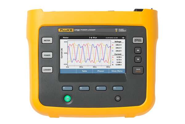 Fluke 1738 avansert tre-fase effektlogger