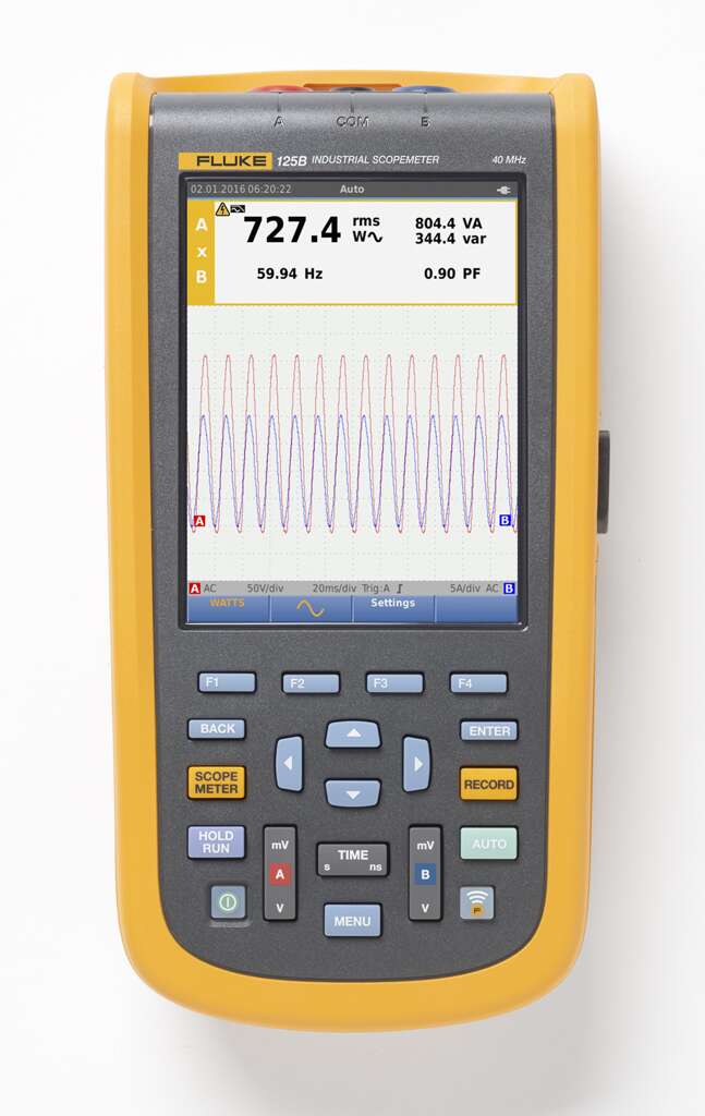 Fluke 125B industrielt scopemeter