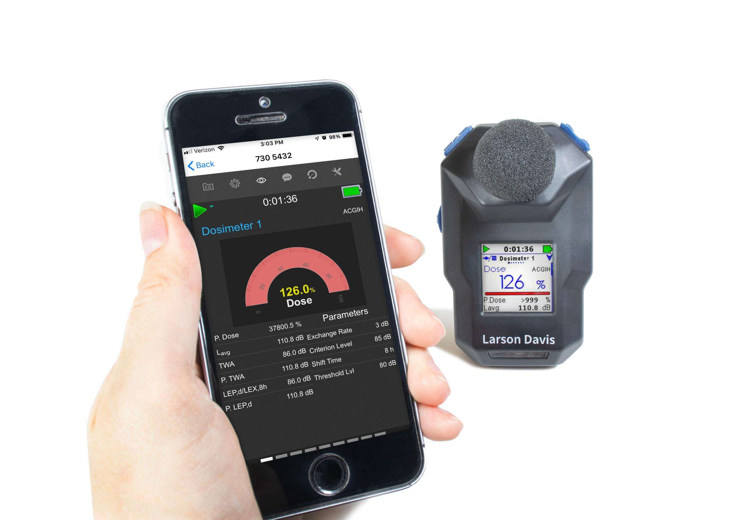 Larson Davis Spartan730 støydosimeter