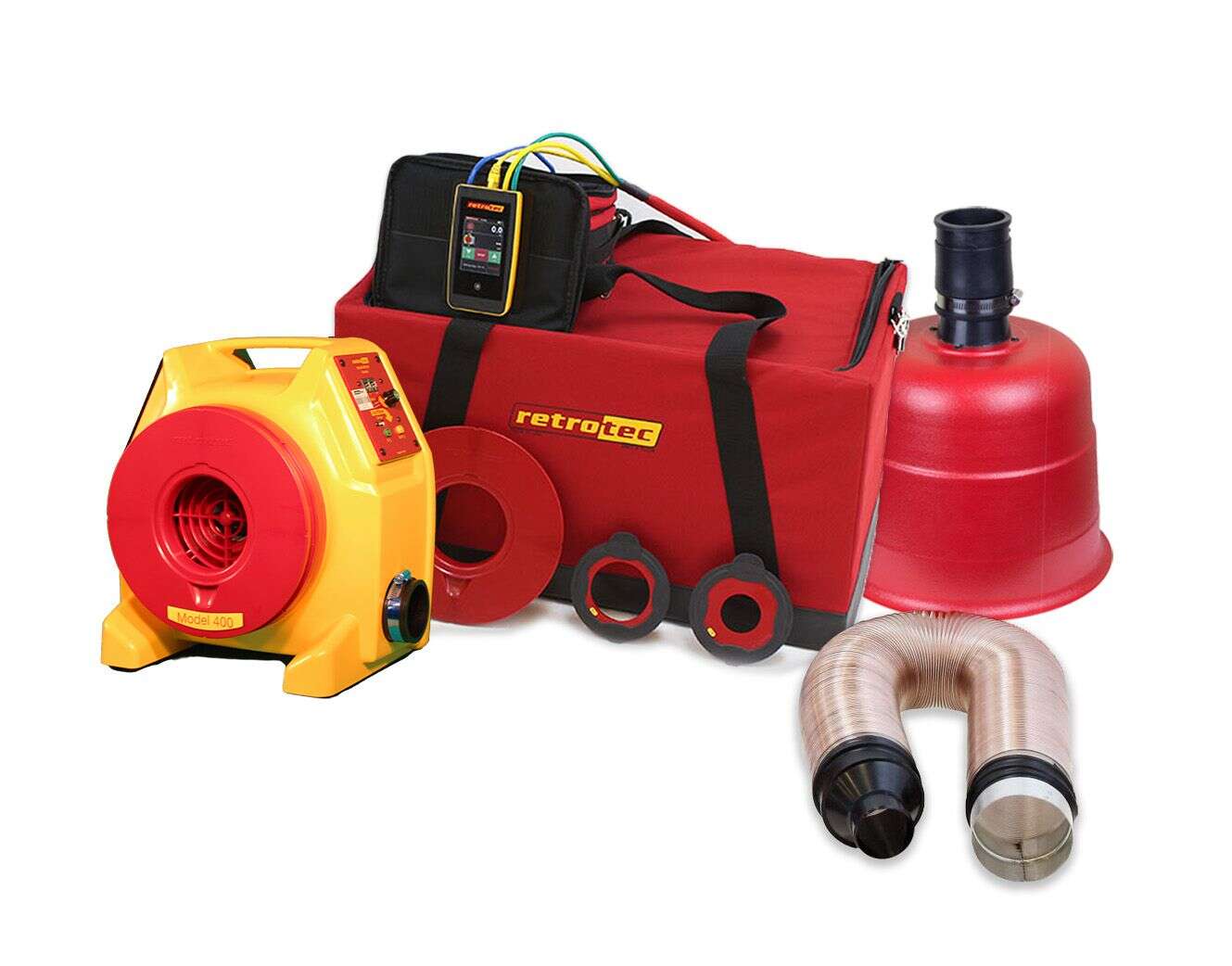 Retrotec Ventilasjonstester system 450X-E m/DM32X WiFi