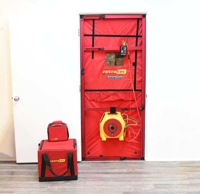 Retrotec Blower Door EU300X-E m/DM32X WiFi