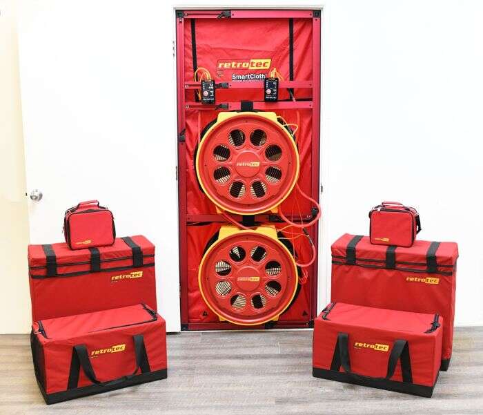 Retrotec 5210F - Fire system Enclosure Integrity med to vifter