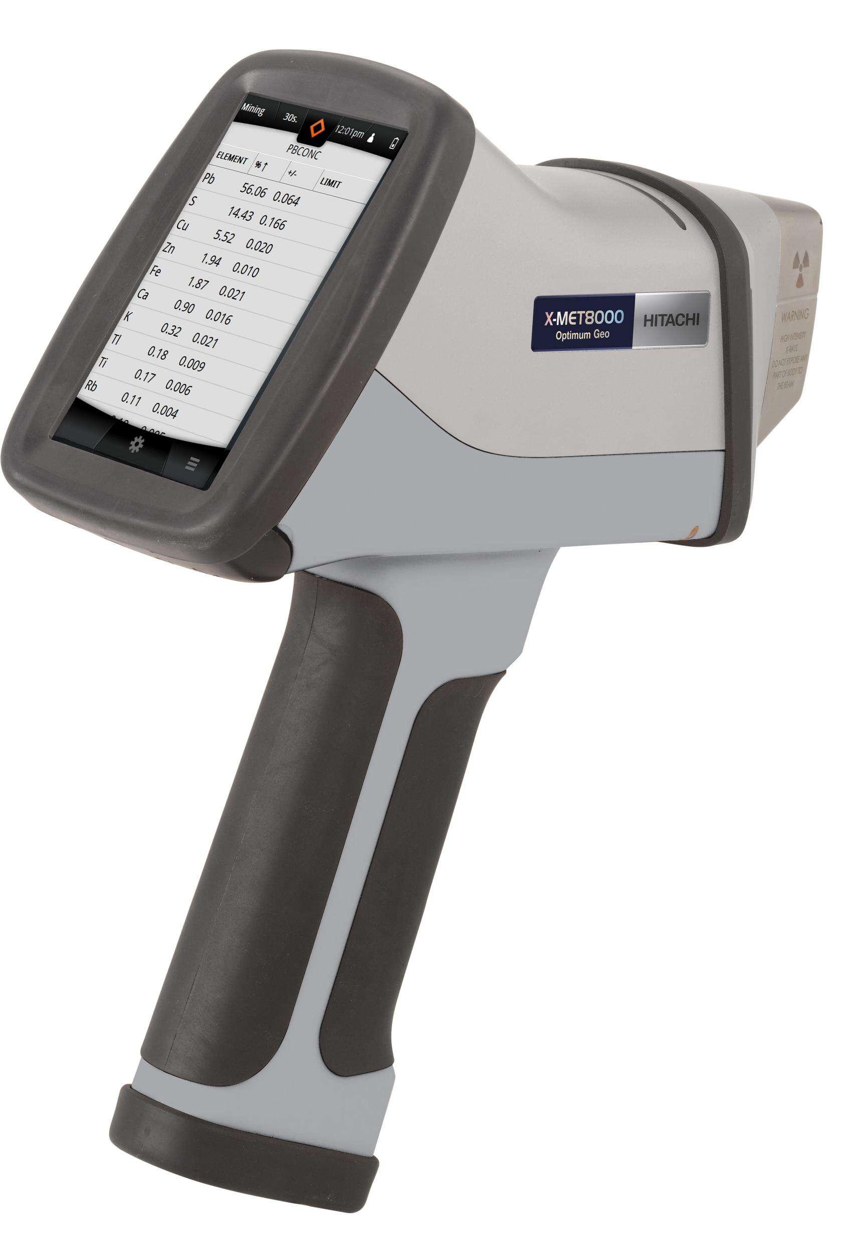 Hitachi Hightech X-MET8000 Optimum håndholdt XRF analysator
