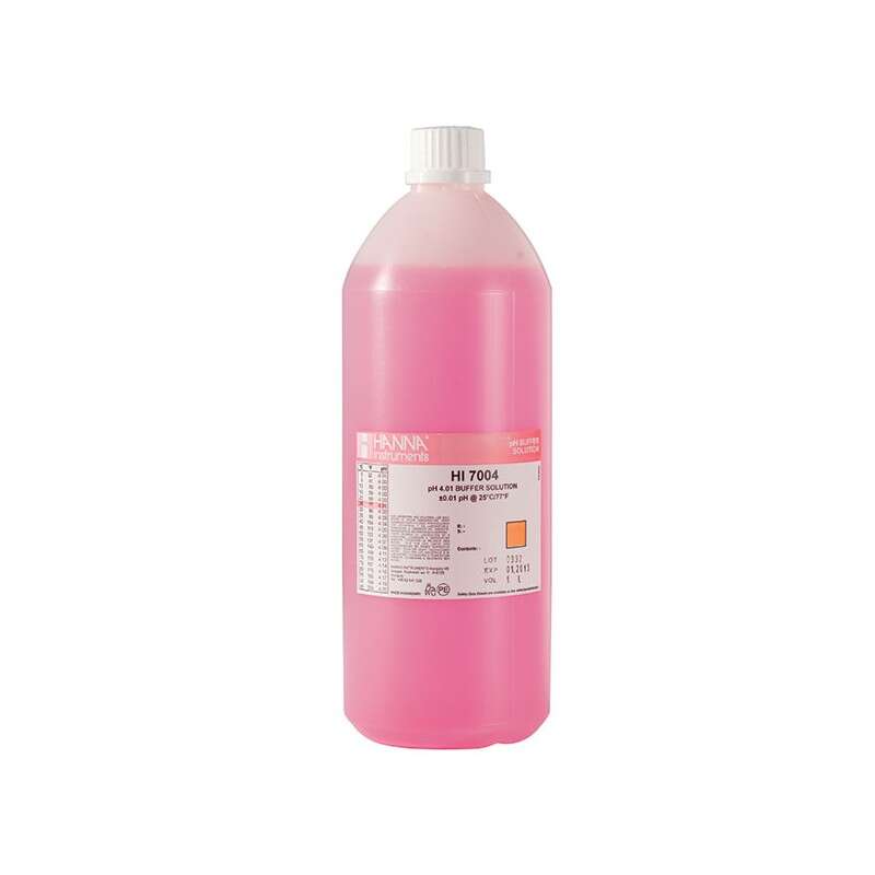 HI-7004/1L Buffer Solution pH4.01 Red 1 liter