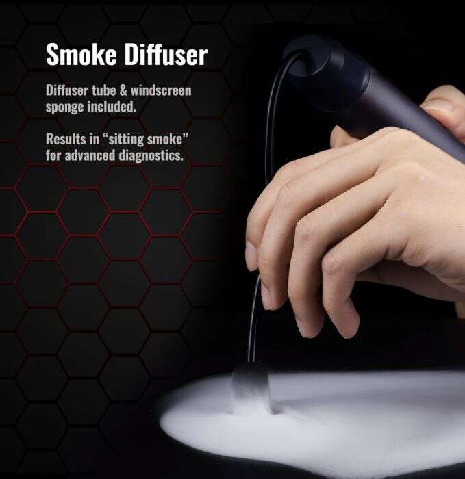 Air Tracer Smoke Generator (liten røykmaskin med ampuller)