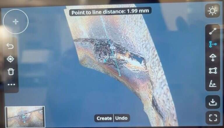 Mitcorp X3000 6.0mm - med 3D måling