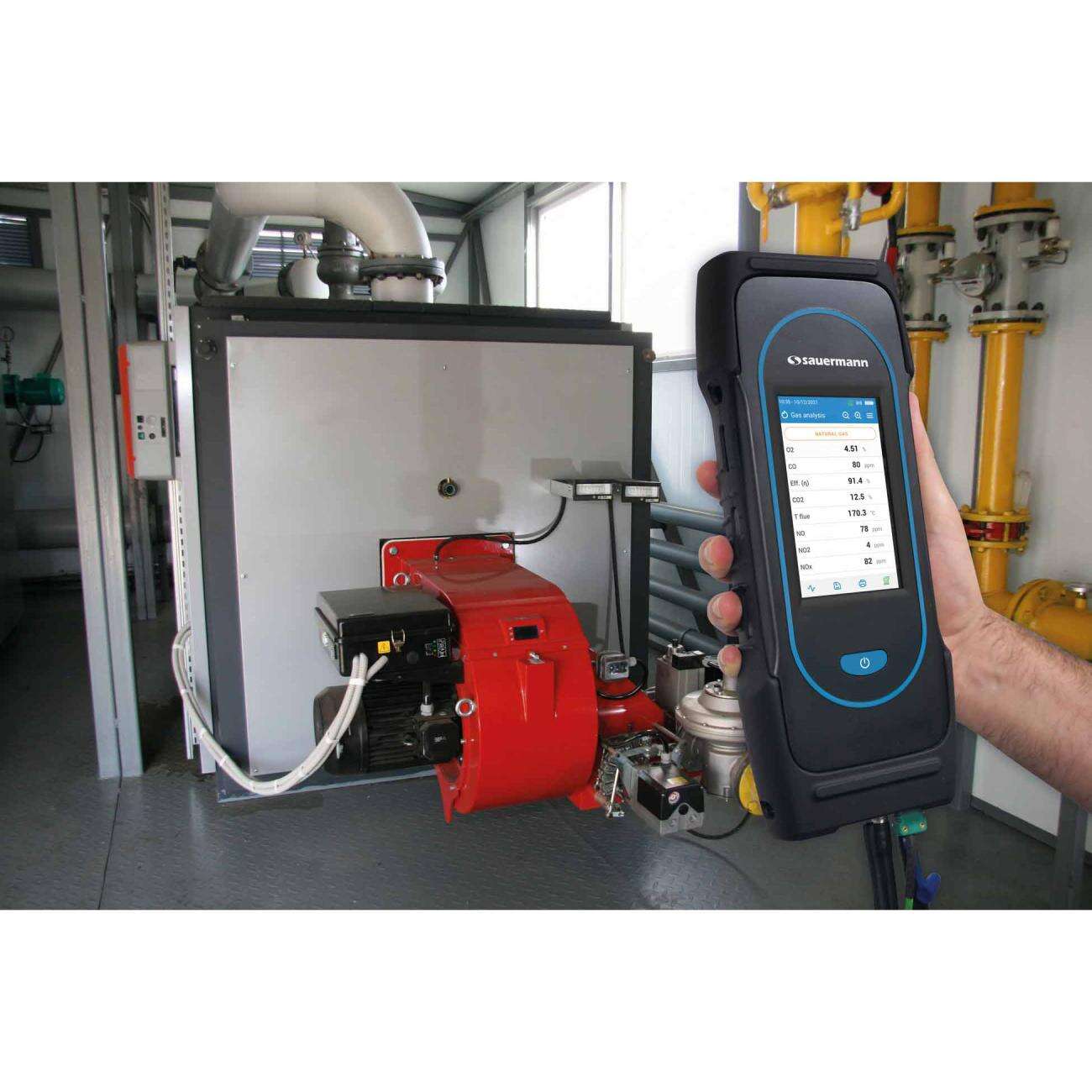 Kimo SICA 230 KIT 3N røkgassmåler O2, CO, NO, 300mm probe